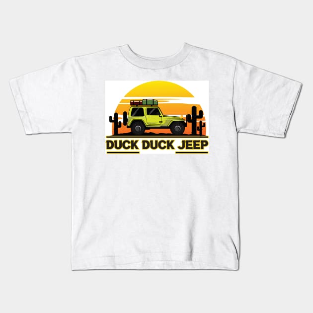 Duck Duck Jeep Kids T-Shirt by Duck Duck Jeep